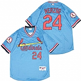 Cardinals 24 Whitey Herzog Blue Throwback Jersey,baseball caps,new era cap wholesale,wholesale hats